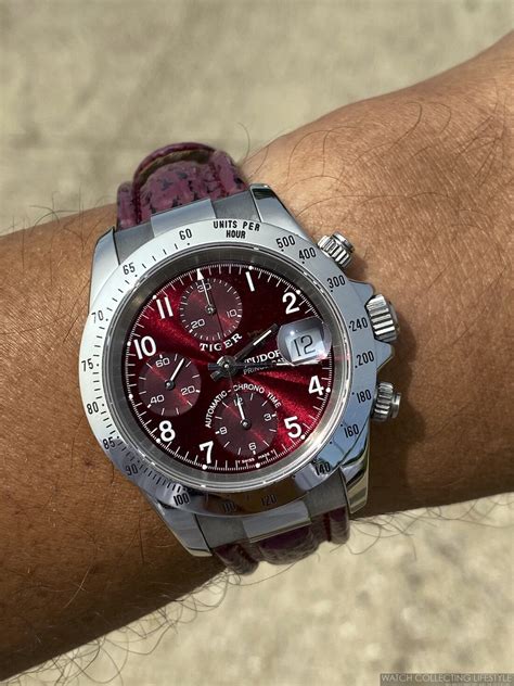 Rare Bird: Tudor Chronograph Tiger Oxblood ref. 79280. The .